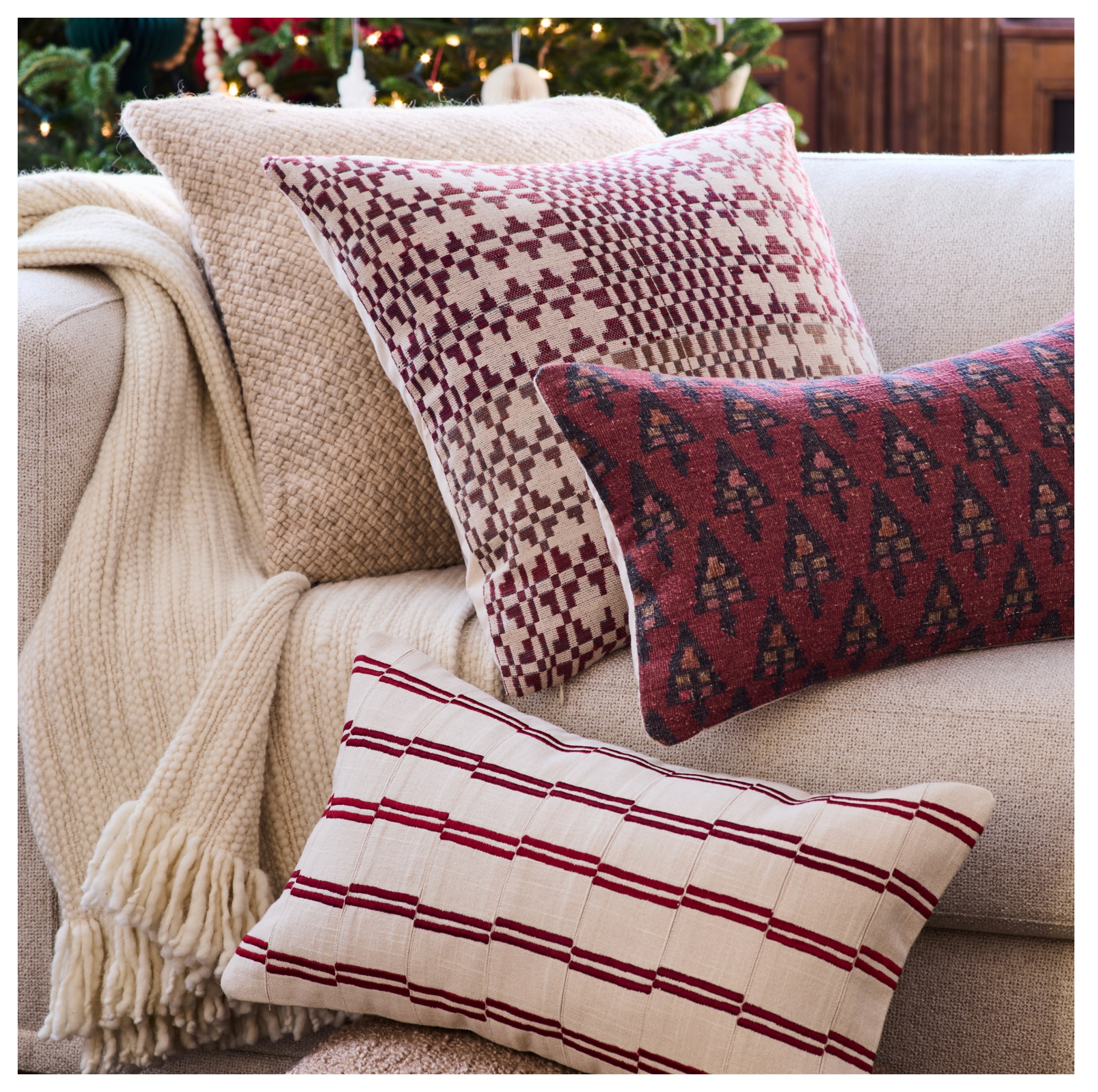 Shop Christmas Cushions & Throws